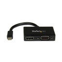 【タイムセール ポイント5倍】 StarTech MiniDisplayPort接続トラベルA/Vアダプタ MDP2HDVGA 1台