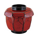 【タイムセール ポイント5倍】 耐熱ABS荒彫亀甲飯器/おひつ (根来内黒 TA) 直径118×高さ104(107×76)mm 日本製 食洗機対応 〔和食 居酒...