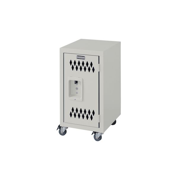 【9/30限定！ポイント13倍】 収納棚 リビング収納 幅30.5cm Sサイズ アイボリー キャスター付 ロック スチール チェスト リビング 店舗 インテリア家具