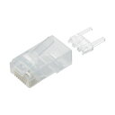 【タイムセール ポイント5倍】 (まとめ) エレコム ツメの折れないLANコネクタカテゴリー6 LD-6RJ45T10/T 1パック(10個) (×10セット)