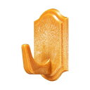 【タイムセール ポイント5倍】 デラックス 木目フック (ブラウン 3個入り) 耐荷重1.5kg (120個セット) レック