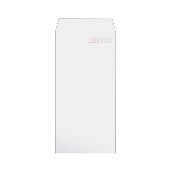 (まとめ) ハート 透けない封筒 ケント ワンタッチテープ付 長3 80g／m2 〒枠あり XEP240 1セット（500枚：100枚×5パック） （×5セット）