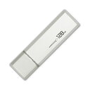 【5/5は! ポイント9倍】 HIDISC USB 3.0 フラッシュドライブ 128GB シルバー キャップ式 HDUF114C128G3(2)