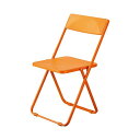 【7/27限定!ポイント8倍】 HOME STYLINGSLIM フォールディングチェア オレンジ SL-OR 1脚