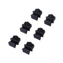 【タイムセール ポイント5倍】 (まとめ) エレコム ほこりカバー RJ45用ブラック LD-DUSTBK6 1箱(6個) (×30セット)