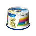 【5/1は! ポイント10倍】 バーベイタム 録画用DVD-R標準120分 1-16倍速 スピンドルケース VHR12JP50V4 1パック(50枚)(2)