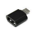 【タイムセール ポイント5倍】 (まとめ)日本トラストテクノロジー OTG USB(A)→MicroUSB変換コネクター(ブラック) OTGU2M-BK(×5セ...