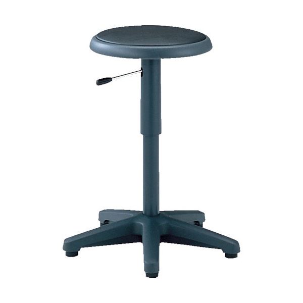 【ポイント9倍！1/10】 TRUSCO 作業用チェア ガス調整式 Φ360×H495-640mm ブラック WC360-BK 1脚 完成品