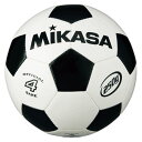 【タイムセール ポイント5倍】 MIKASA(ミカサ)サッカーボール 軽量球4号 ホワイト×ブラック (SVC403WBK)