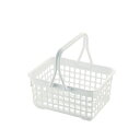 【タイムセール ポイント5倍】 〔まとめ〕 風呂かご バス用品 約幅28cm ホワイト 30個セット お風呂かご ハンディバスケット 抗菌効果 シンプルイズム