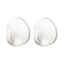 【タイムセール ポイント5倍】 (まとめ) マグネットフック/磁石フック (2個入り ホワイト) バス用品 『RAXE ラックスMG』 (72個セット)