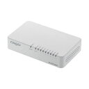 【タイムセール ポイント5倍】 (まとめ) エレコム 1000BASE-T対応スイッチングハブ 8ポート プラスチック筐体 ホワイト EHC-G08PA2-W ...