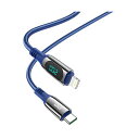 【タイムセール ポイント5倍】 JTT hoco S51ディスプレイケーブルPD20W Type-C to iOS ブルー S51-DISPTL-BL(2)
