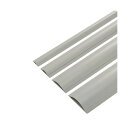 【タイムセール ポイント5倍】 (まとめ)サンワサプライ ケーブルカバー幅70mm×長さ2m グレー CA-R70GY2 1本(×2セット)