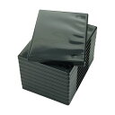【タイムセール ポイント5倍】 (まとめ) ナガセテクノサービス CD/DVD M-ロックケース ブラック FD1001TLB10 1パック(10枚) (×10...