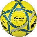 【ポイント5倍! 4/28は楽天勝利でPアップ】 MIKASA（ミカサ）サッカートレーニングボール 3号球 イエロー×ブルー 【MC35TRYB】