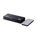 【タイムセール ポイント5倍】 エレコム HDMI切替器(4ポート) DH-SW4KP41BK