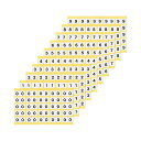 【5/1は! ポイント10倍】 (まとめ)ライオン事務器 ナンバーラベルL 数字7 KL-1-7 1パック(250片:25片×10シート)(×5セット)