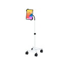 【タイムセール!ショップポイント5倍】 サンワサプライ iPad・タブレット用キャスター付きスタンド CR-LASTTAB16W(組立品)