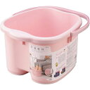 【5/12 ポイント8倍】 〔まとめ〕 足湯用 バケツ レディース 足サイズ26cm迄 約幅32.3cm 満水容量12L パステルピンク 5個組 足湯専科 フッ...