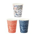 【タイムセール ポイント5倍】 (まとめ)TANOSEE 厚紙タンブラー LateSummer 280ml(9.5オンス)1セット(250個:50個×5パック)...