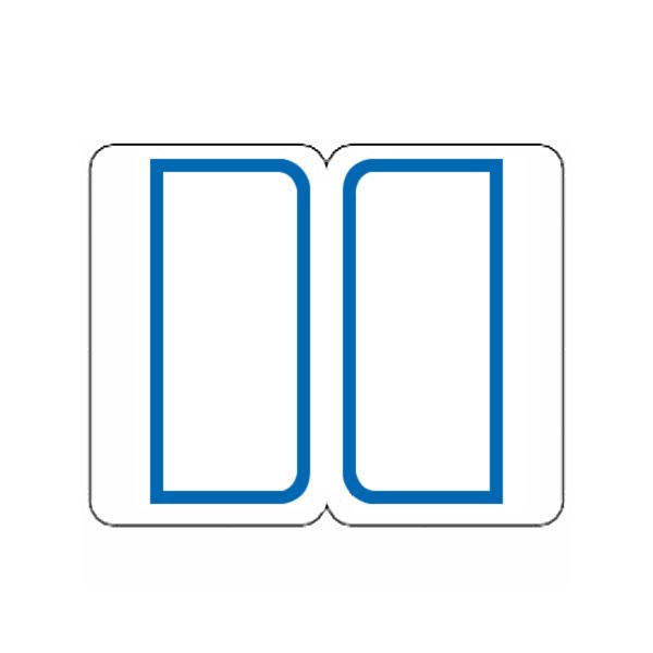 【5/1は！ ポイント10倍】 (まとめ) ライオン事務器 インデックスラベル 大27×34mm 青枠 BL1 1パック（180片：9片×20シート） （×50セット）