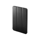 【タイムセール ポイント5倍】 サンワサプライ iPad mini 2021 ソフトレザーケース ブラック PDA-IPAD1807BK