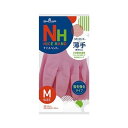 【タイムセール ポイント5倍】 (まとめ)ショーワグローブ ナイスハンドミュー薄手 M ピンク NHMU-MP 1双(×100セット)