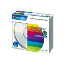 【タイムセール ポイント5倍】 (まとめ) バーベイタム データ用DVD-RW4.7GB 4倍速 ブランドシルバー 5mmスリムケース DHW47Y10V1 1...
