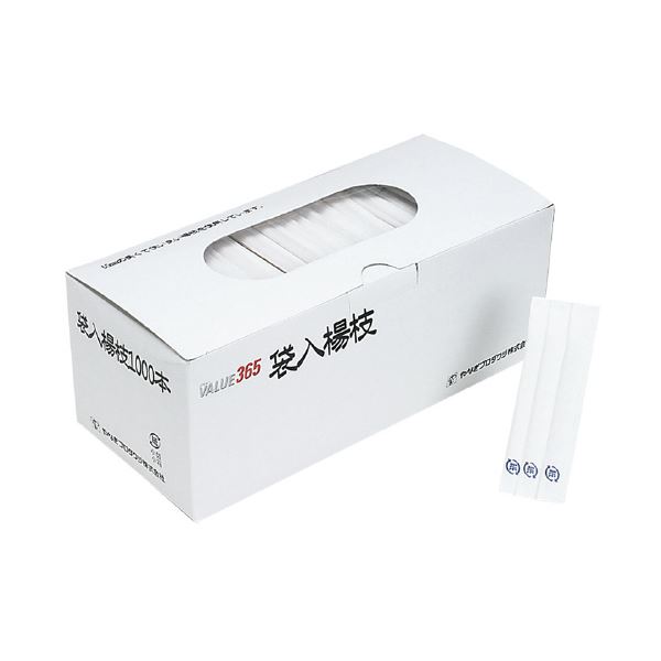 【12/30は ポイント8倍】 （まとめ）やなぎプロダクツ 袋入楊枝1000本入（×20セット）