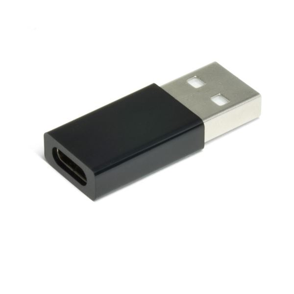 【5/18★11倍 いちばの日+楽天勝利+ショップPアップ】 （まとめ）TypeC→USB2.0（A）変換コネクター （ブラック） TCU20A-BK【×5セット】