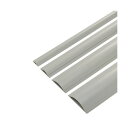 【タイムセール ポイント5倍】 (まとめ)サンワサプライ ケーブルカバー幅70mm×長さ1m グレー CA-R70GY 1本(×3セット)