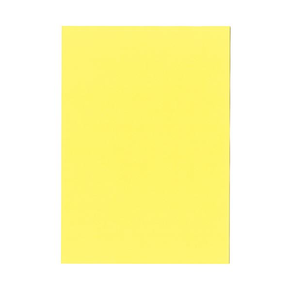 (まとめ）北越コーポレーション 紀州の色上質A4T目 薄口 やまぶき 1箱(4000枚:500枚×8冊)