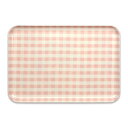 【5/6GW最終日! ポイント8倍】 〔40個セット〕 お盆 トレー 約幅390mm L ピンク チェック柄 食洗機可 STミルキートレー キッチン ダイニング...