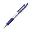 (まとめ)コクヨ 再生樹脂ボールペン(パワーフィット)0.7mm 青 PR-100B 1セット(10本)(×10セット)(3)