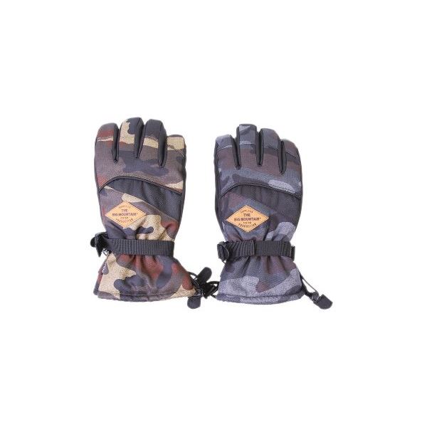 【タイムセール ポイント5倍】 スキーレジャーグローブ メンズ 迷彩アソート L 10双セット