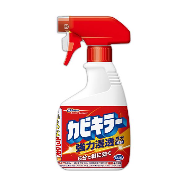 【タイムセール ポイント5倍】 （まとめ）ジョンソン カビキラー 本体 400g 1本（×10セット）