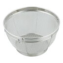 【タイムセール ポイント5倍】 ステンレス 深型 ざる/調理器具 (21cm 3個セット) リング付き 吊り下げ収納可 お手入れ簡単 SUIグート 〔キッチン ...