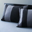 枕カバー 日本製・綿100％ アーバンモダンボーダーデザインカバーリングシリーズ 枕カバー 1枚 50×70用
