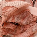 スカーフ メール便送料無料 スカーフ柄 春夏にピッタリ!やわらかい シフォンスカーフ 花柄 フラワー柄 大きな花 ピンク 薄手スカーフ 訳あり商品 イベントやコンサートで大活躍 春夏秋冬