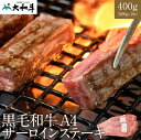 お歳暮 焼肉 大和牛A4サーロインステーキ 400g（200g×2枚） 送料無料 a4 牛肉 大和牛 ブランド牛 霜降り肉 肉 お取り寄せグルメ テレビ 焼肉 好き焼肉 ステーキ サーロイン