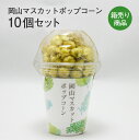 岡山マスカットポップコーン 80g入×10個セット ぶどう フルーツ 果物 お菓子 駄菓子 おやつ ギフト お土産 手土産 贈り物 プレゼント お取り寄せ 特産...