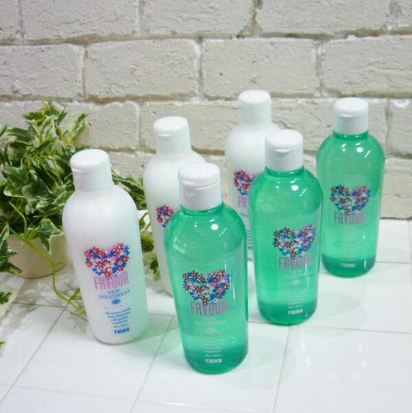 各3個セット TIERSフェーバ　ヘアシャンプーS・ヘアトリートメントS 各240ml