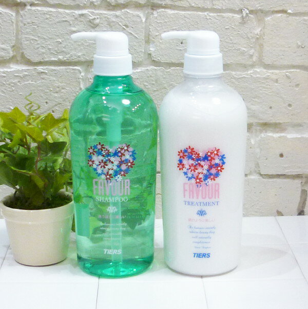 TIERS フェーバ ヘアシャンプーS 800ml ・ ヘアトリートメントS 800ml ＜セット＞