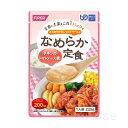 店長の“ここがおすすめ”！ 栄養素や水分を手軽に補給できる「かまなくてよいシリーズ」です。 固形物は小さくても食べられないという方や、水分が飲み込みづらいという方にも召し上がっていただけるように作られています。 主食と主菜をこれ1パックで食べられるまさに定食をミキサー食にした1品です。 トマトソースで煮込んだ鶏肉とジャガイモやニンジンなどのお野菜、ご飯をミキサーにしました。 商品名 なめらか定食 チキンのトマトソース煮 内容量 225g かむ力 飲み込む力の目安 【区分4】固形物は小さくても食べづらい　/水やお茶が飲み込みづらい 保存方法 直射日光を避け、常温で保存してください。 ご注意 ●食事介助が必要な方は、飲み込むまで様子を見守ってください。 ●乳幼児向け商品ではありません。 ●この商品はレトルトパウチ食品です。 ●電子レンジをご使用の際は、具材などの破裂や飛びはねにご注意下さい。 本品記載の使用法・使用上の注意をよくお読みの上ご使用下さい。 販売元 ホリカフーズ株式会社 牛肉すきやき 八宝菜 チキンのトマトソース煮 さばの味噌煮 なめらか定食4種類セット 【注意】●ご覧になりますモニターによって実際の色と多少異なる場合がございます。 ●パッケージデザイン等は予告なく変更されることがあります。●不良品を除き、返品・交換はお受けできません。原材料 栄養成分 お召し上がり方法 鶏肉、野菜（大豆、たまねぎ、じゃがいも、にんじん、とうもろこし、ブロッコリー）、 米、トマトケチャップ、トマトピューレ、チキンブイヨン、オリーブオイル、にんにく、 食塩、香辛料／トレハロース、ゲル化剤（増粘多糖類）、調味料（アミノ酸等）、酸味料、 香辛料抽出物、（一部に小麦・大豆・鶏肉を含む） 【1袋（225g）当たり】 エネルギー 200kcal 水分 180.2g たんぱく質 10.1g 脂質 6.5g 炭水化物 25.3g 灰分 2.9g 食塩相当量 2.4g ナトリウム 940mg カリウム 250mg カルシウム 32mg マグネシウム 23mg リン 88mg 鉄 0.9mg 亜鉛 1.4mg 銅 0.18mg マンガン 0.27mg 食物繊維 2.7g そのままでもおいしくお召し上がりいただけます。 【湯せんで温める場合】 袋の封を切らずにそのまま熱湯に入れ、約4分半温めてお召し上がりください。 【レンジで温める場合】 中身を深めの耐熱容器に移しラップをかけ、500Wのレンジで3分温めてください。 ※電子レンジの機種やワット数により、加熱時間を加減してください。