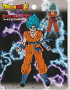 ドラゴンボールスーパー ビッグシールワッペン SSGSS 悟空 シール・アイロン接着 両用 DBS017 スーパーサイヤ人 ハンドメイド 幼稚園 保育園 ママ イベント アップリケ キッズ キャラクター 名前 新入園 新学期