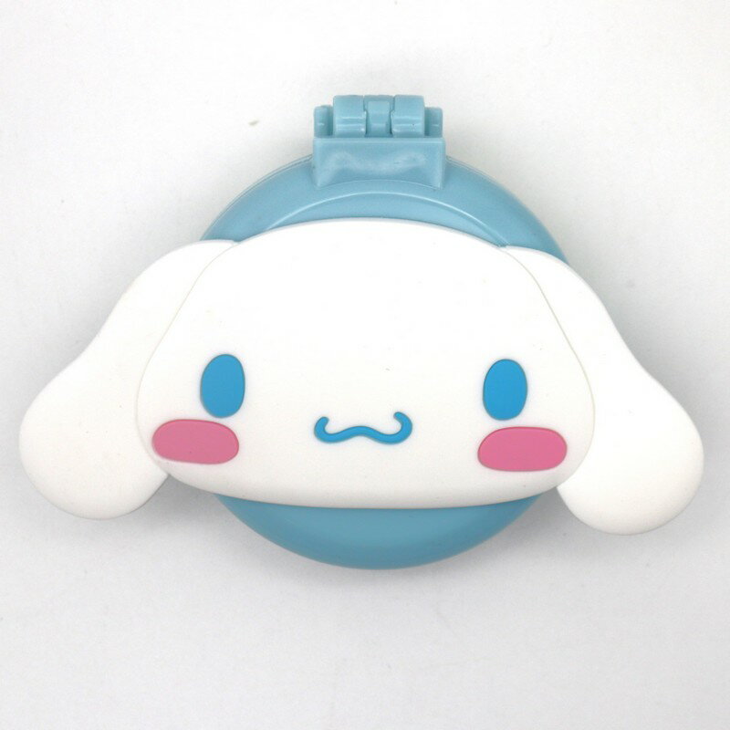 シナモロール ミラー付きブラシ 折りたたみ 手鏡 サンリオキャラクターズ シナモン コスメ 美容 ヘアケア メイク道具 キッズ くしのサムネイル