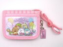 すみっコぐらし キッズラウンドウォレット ピンク 子供用 二つ折り財布 かわいい キャラクター サンエックス 女の子 プレゼント
