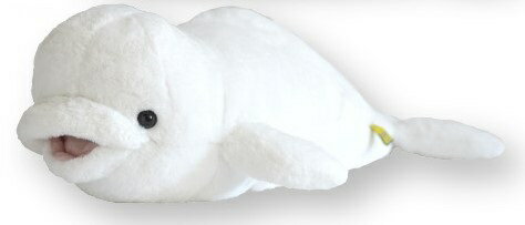ひざしろいるか M ぬいぐるみ 動物 シロイルカ ギフト プレゼント 誕生日 お祝い 幼児 子供 リアル かわいい キッズ サンレモン どうぶつのサムネイル
