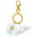 シナモロール フェイス形キーホルダー サンリオキャラクターズ シナモン キーチェーン グッズ sanrio 人気 かわいい キッズ ギフト プレゼント